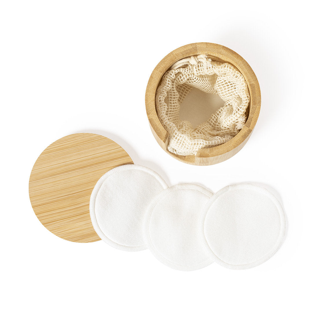 Dispensador de discos desmaquillantes de línea nature