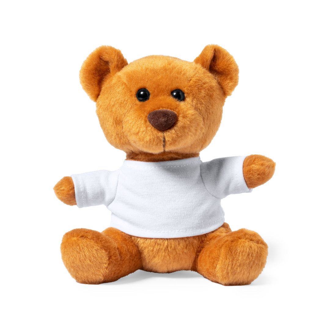 T-shirt blanc ours en peluche