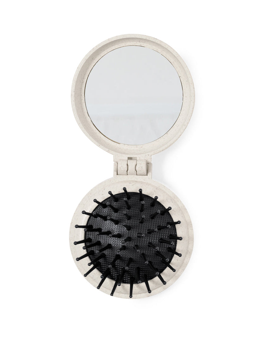 Cepillo con espejo caña de trigo