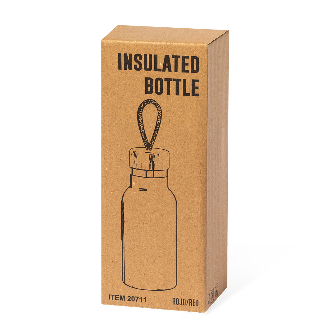 350 ml stainless steel thermal bottle with rope