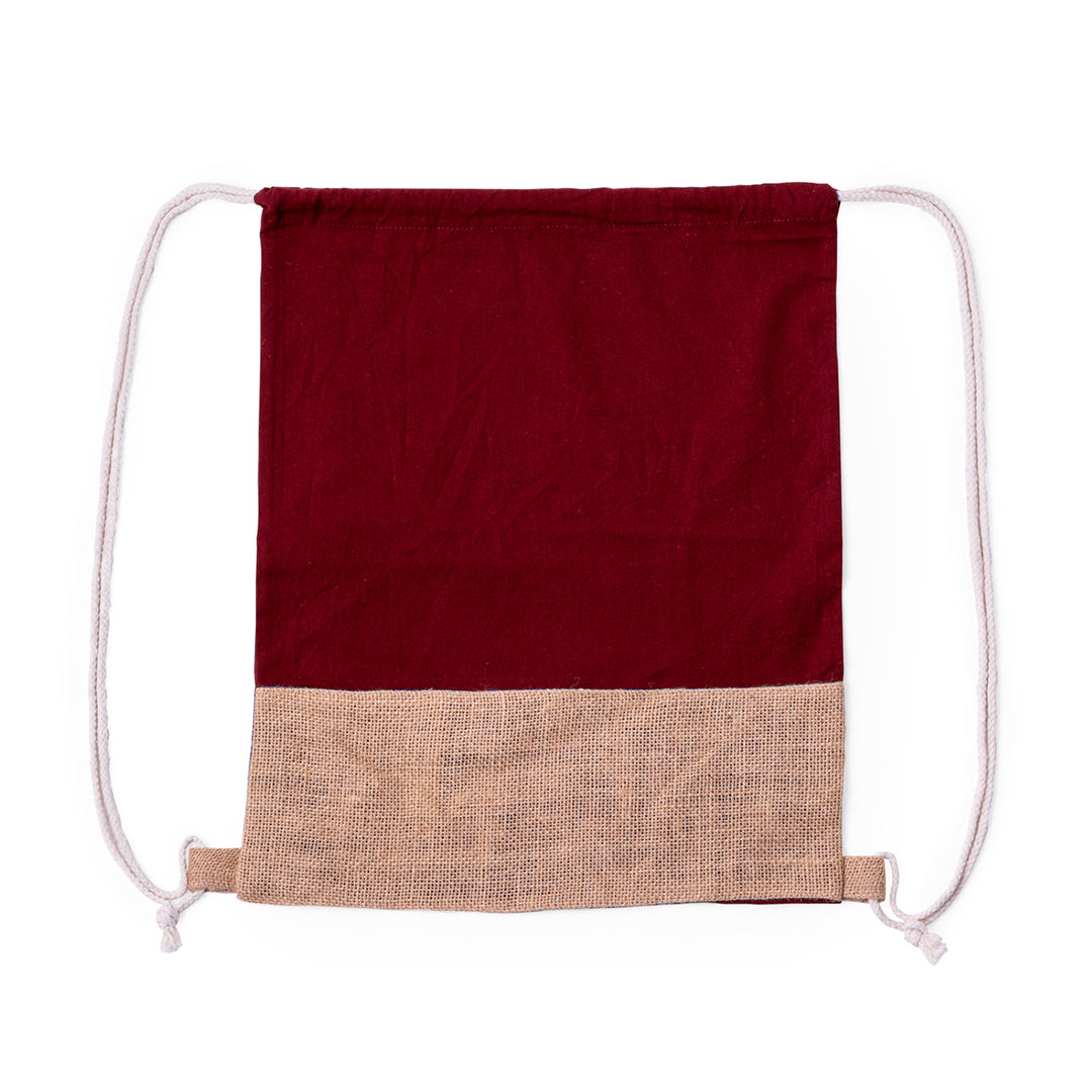Sac à dos en jute