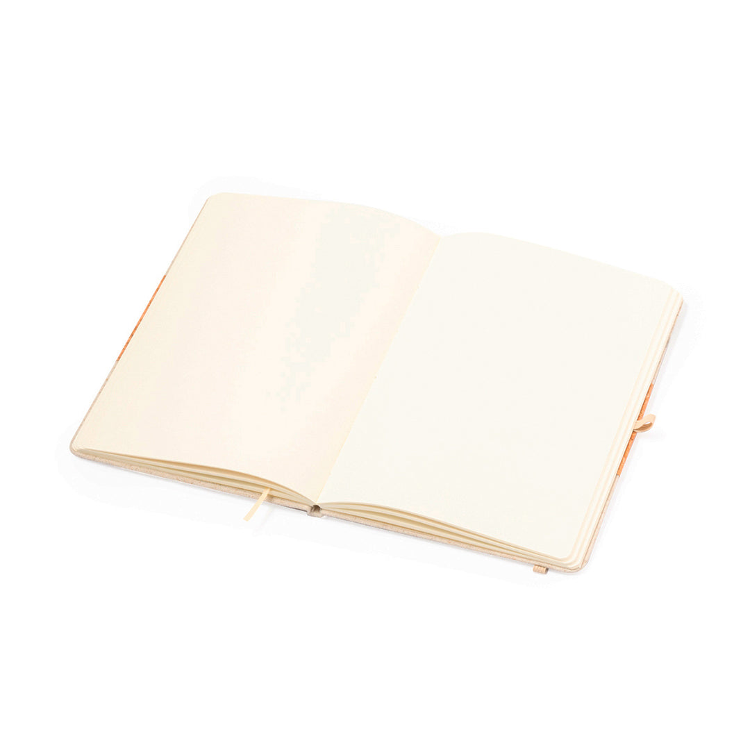 Cork and linen notepad