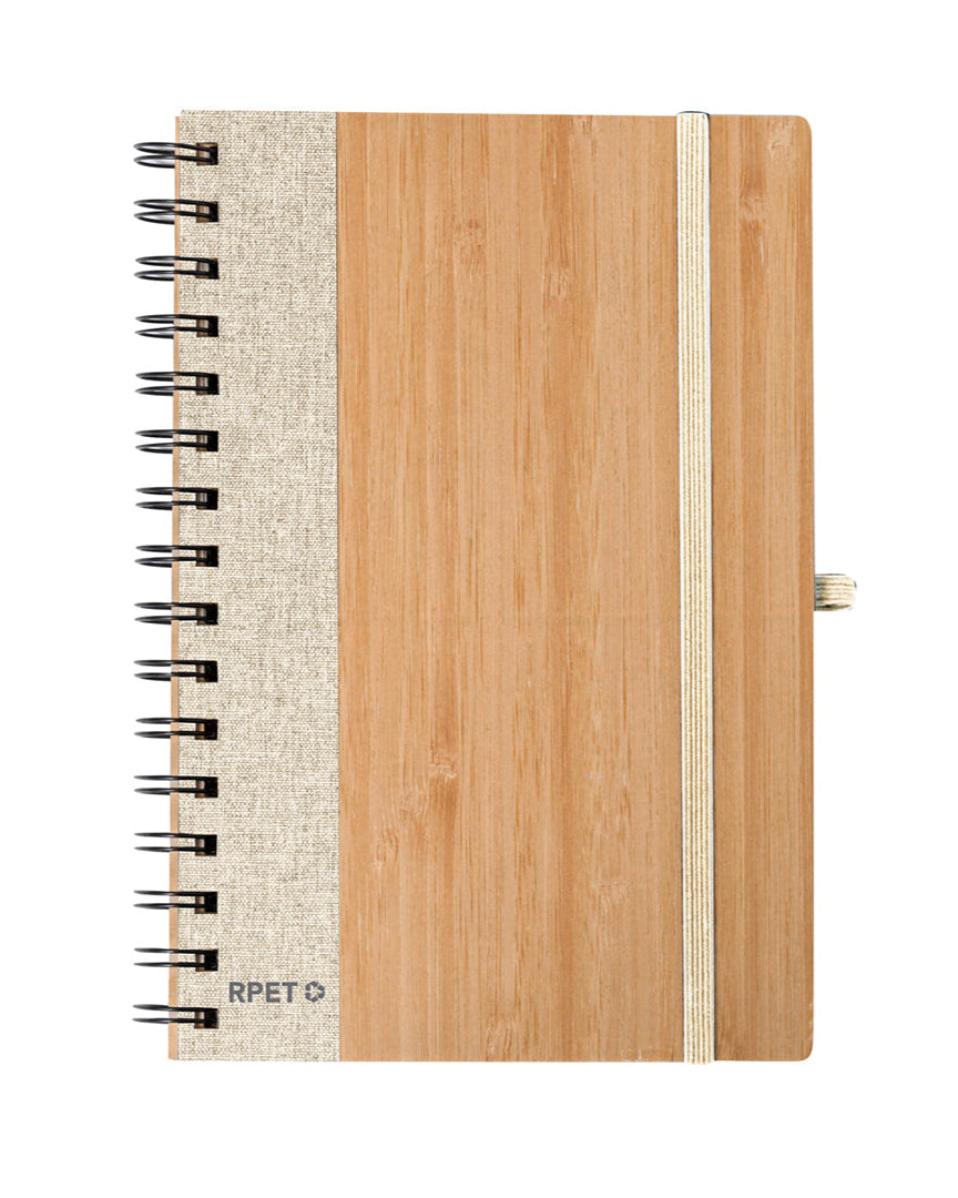 Bamboo ring notebook