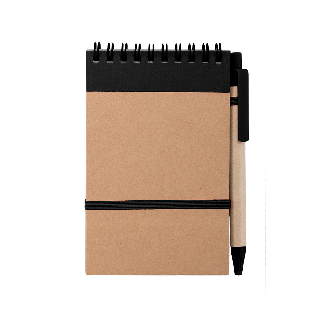 Small ring-bound notebook