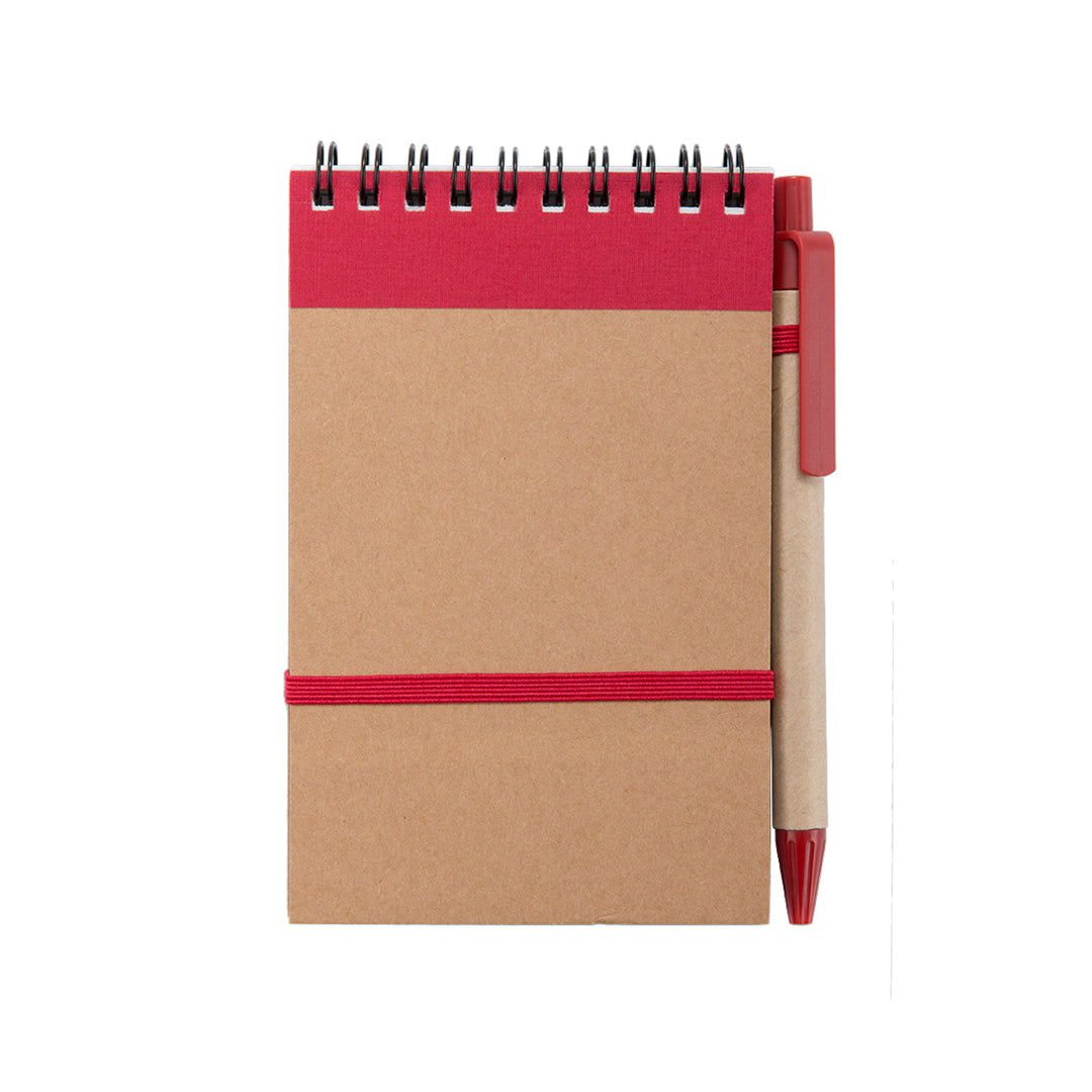 Small ring-bound notebook