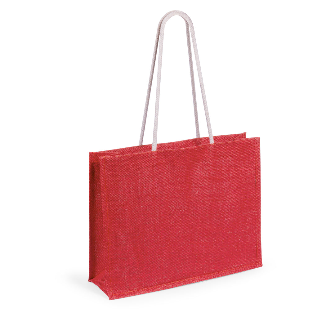 Sac en jute avec poignées en coton