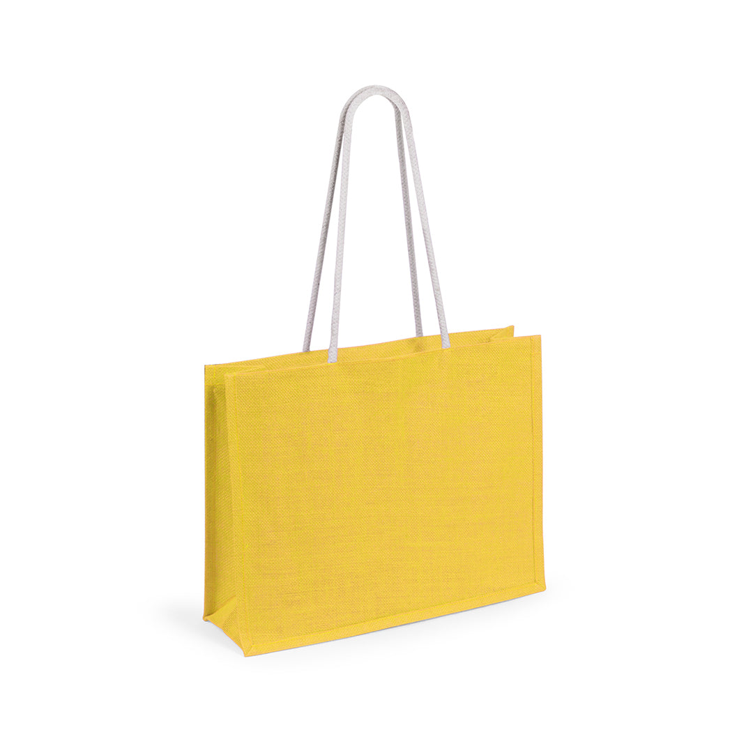 Sac en jute avec poignées en coton