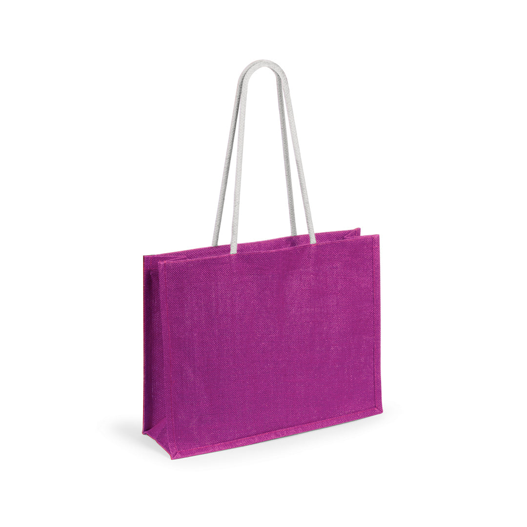 Sac en jute avec poignées en coton