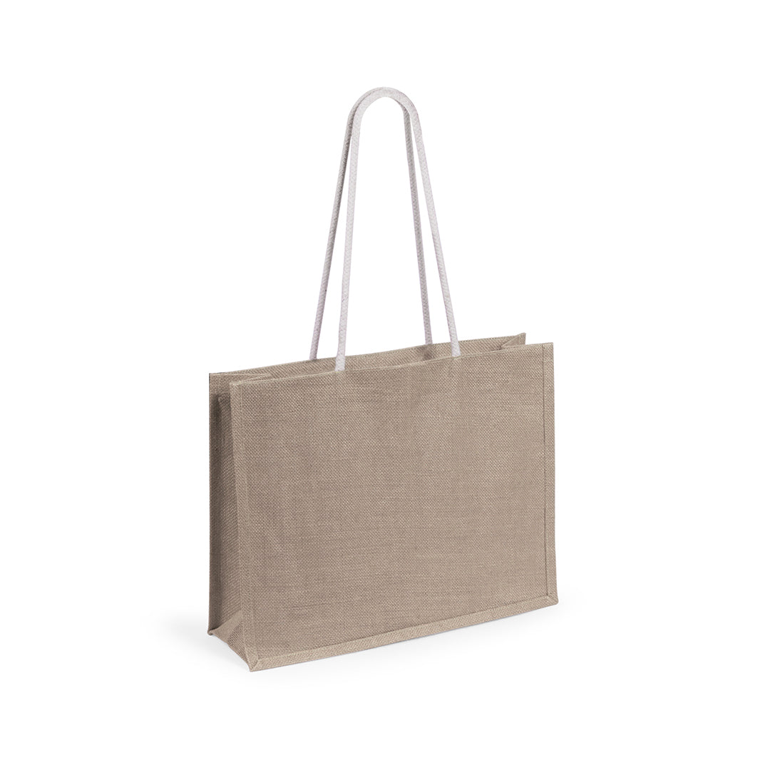 Sac en jute avec poignées en coton
