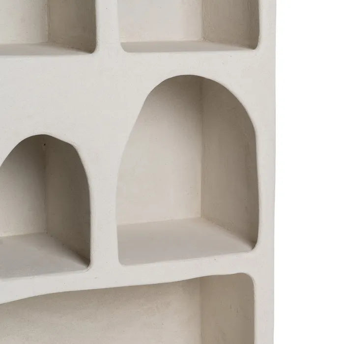 ÉTAGÈRE EN MDF BLANC 80 X 38 X 170 CM