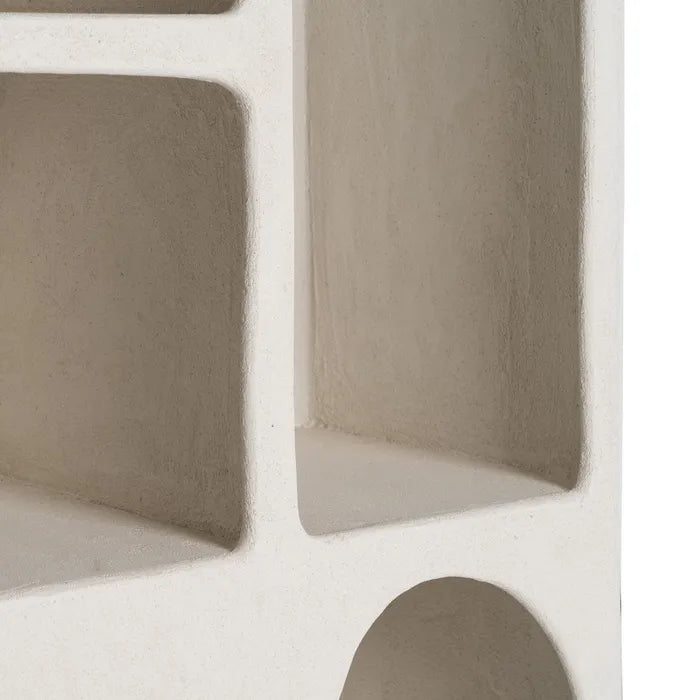 ÉTAGÈRE EN MDF BLANC 80 X 38 X 170 CM