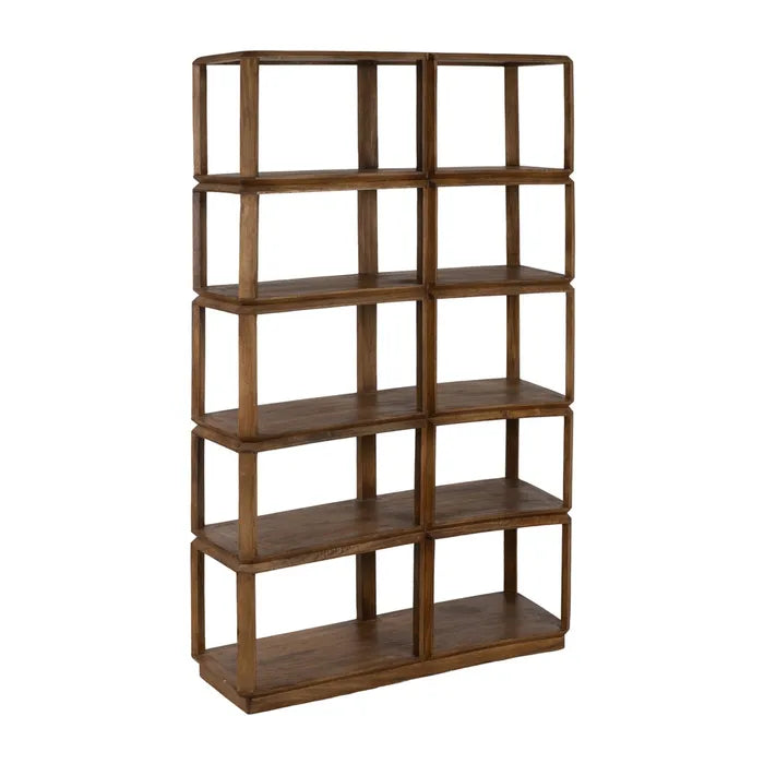 ÉTAGÈRE EN BOIS DE MANGUIER MARRON 155 X 42 X 195 CM