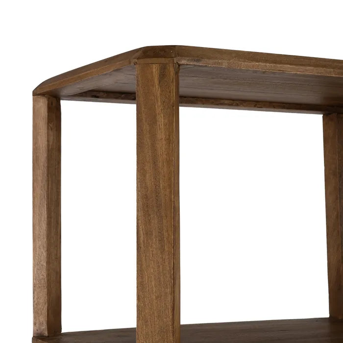 ÉTAGÈRE EN BOIS DE MANGUIER MARRON 155 X 42 X 195 CM