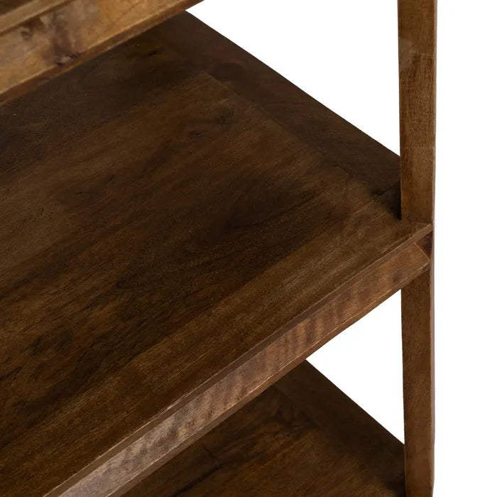 ÉTAGÈRE EN BOIS DE MANGUIER MARRON 155 X 42 X 195 CM