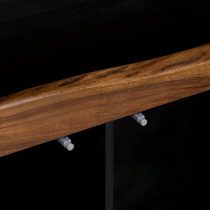 LED WOOD-METAL CABINET 100 X 40 X 147 CM
