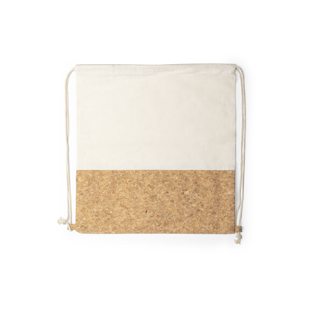 Sac à dos nature en coton et liège