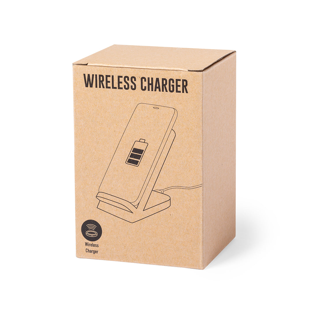 Bamboo charger stand