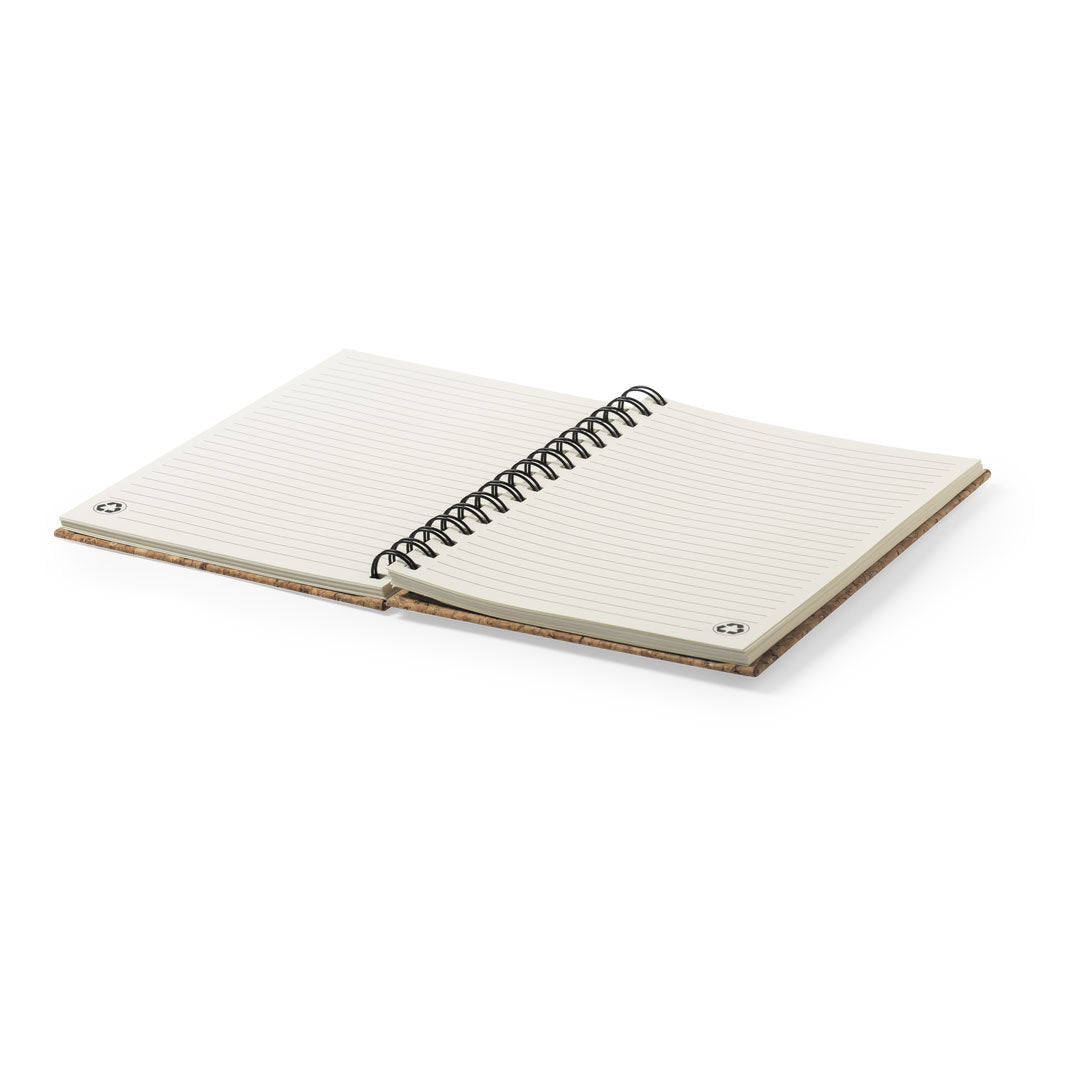Nature cork ring notebook