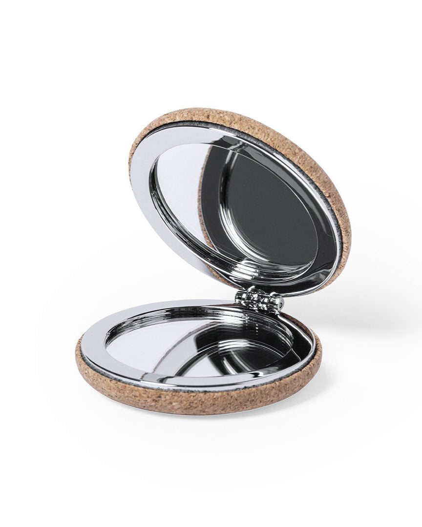 Cork folding mirror