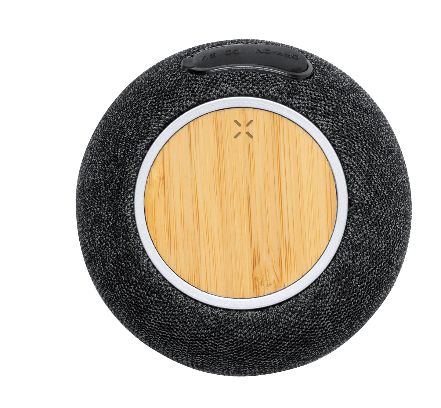 Altavoz con Carga Qi 15W, Bluetooth y Diseño en Bambú y RPET