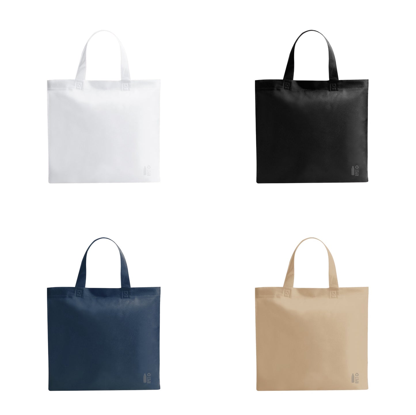 Bolsa de línea nature fabricada non-woven RPET de 70g/m2.