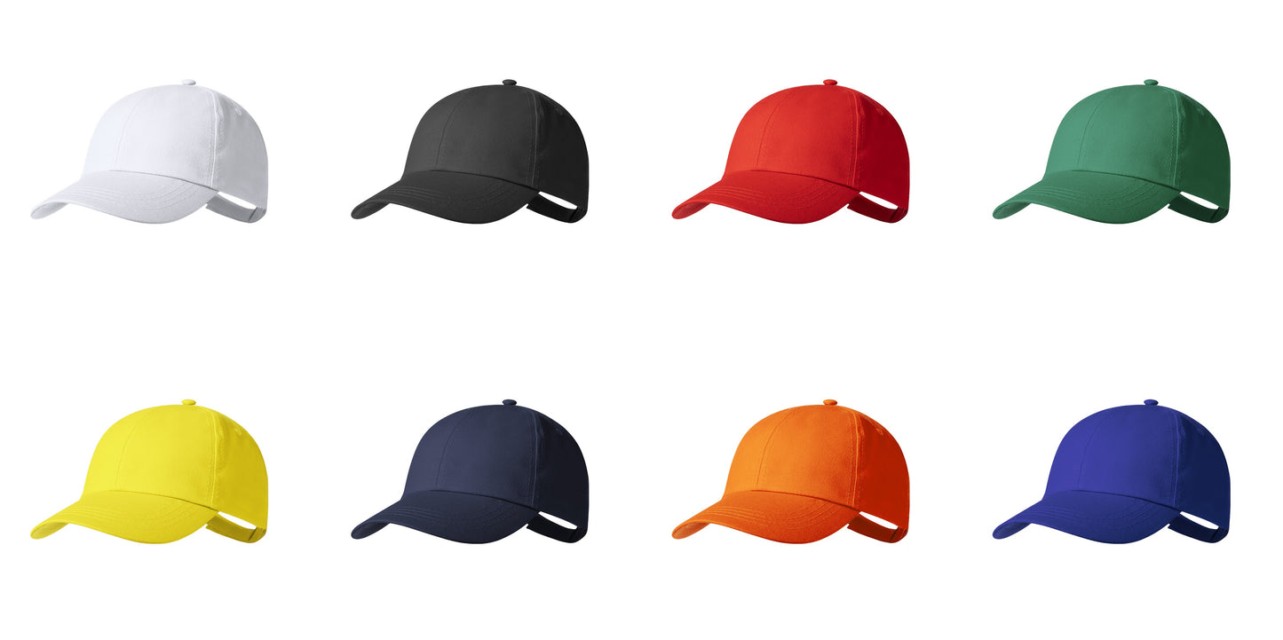Cotton velcro cap