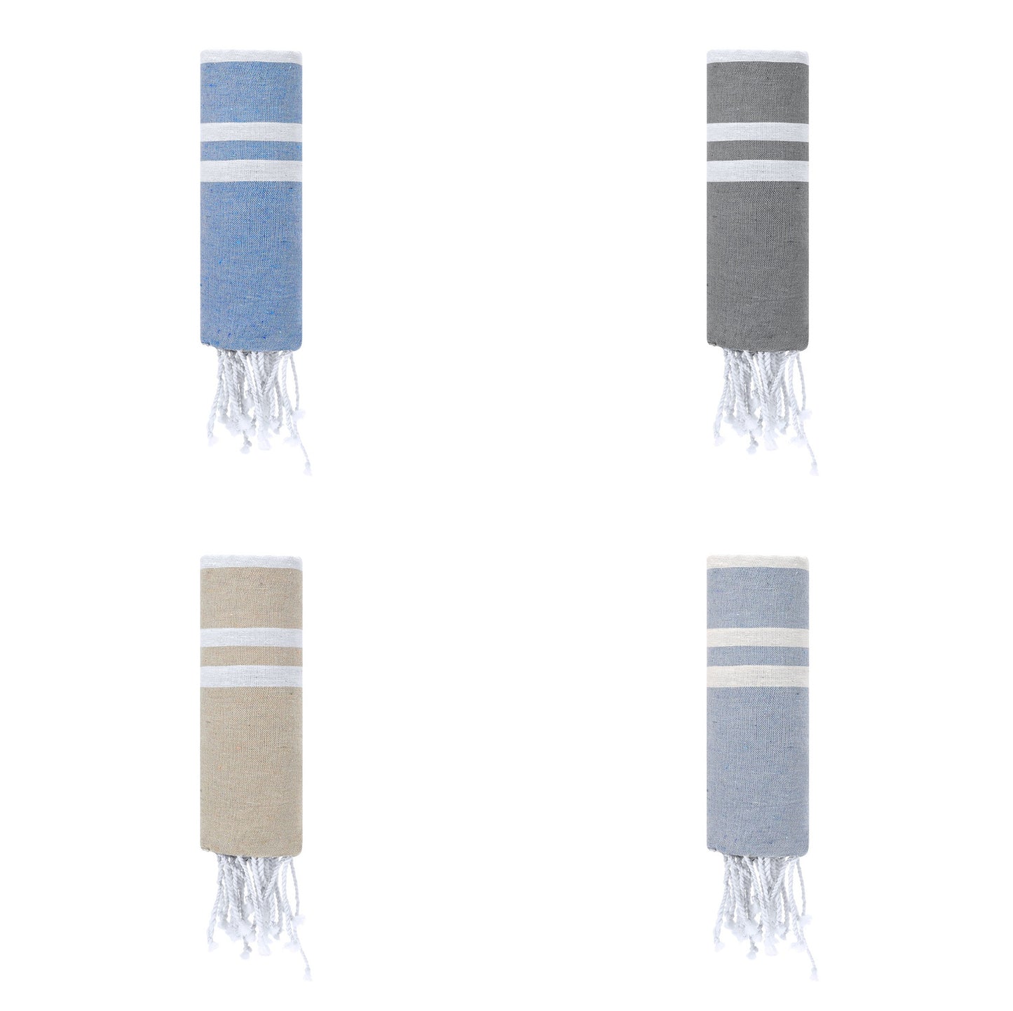 Cotton and polyester towel pareo