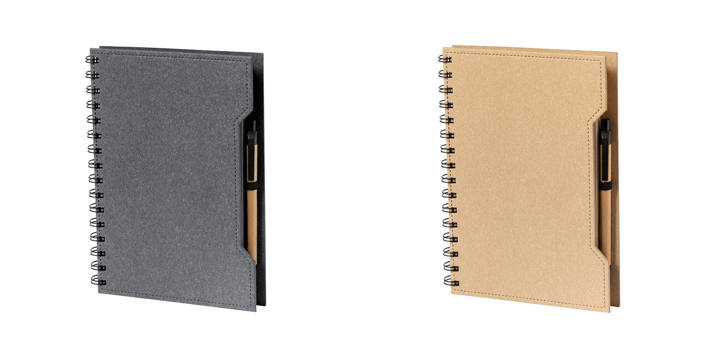 Set de bloc de notas con bolígrafo y notas adhesivas