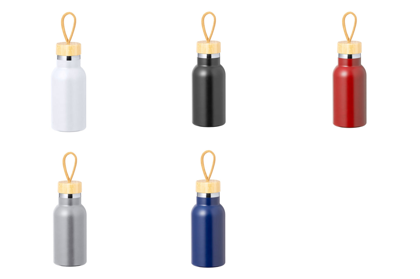 Bidón térmico 350 ml acero inoxidable con cuerda