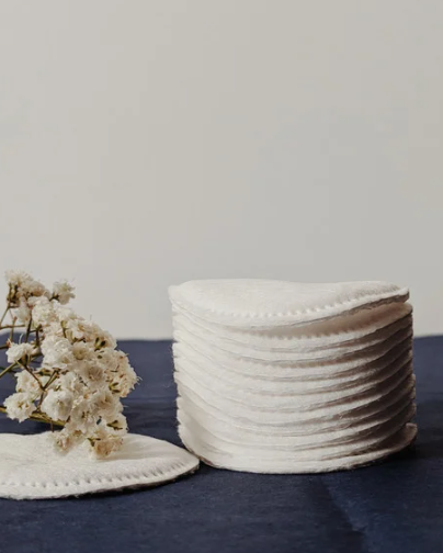 Discos desmaquillantes de algodón desechables