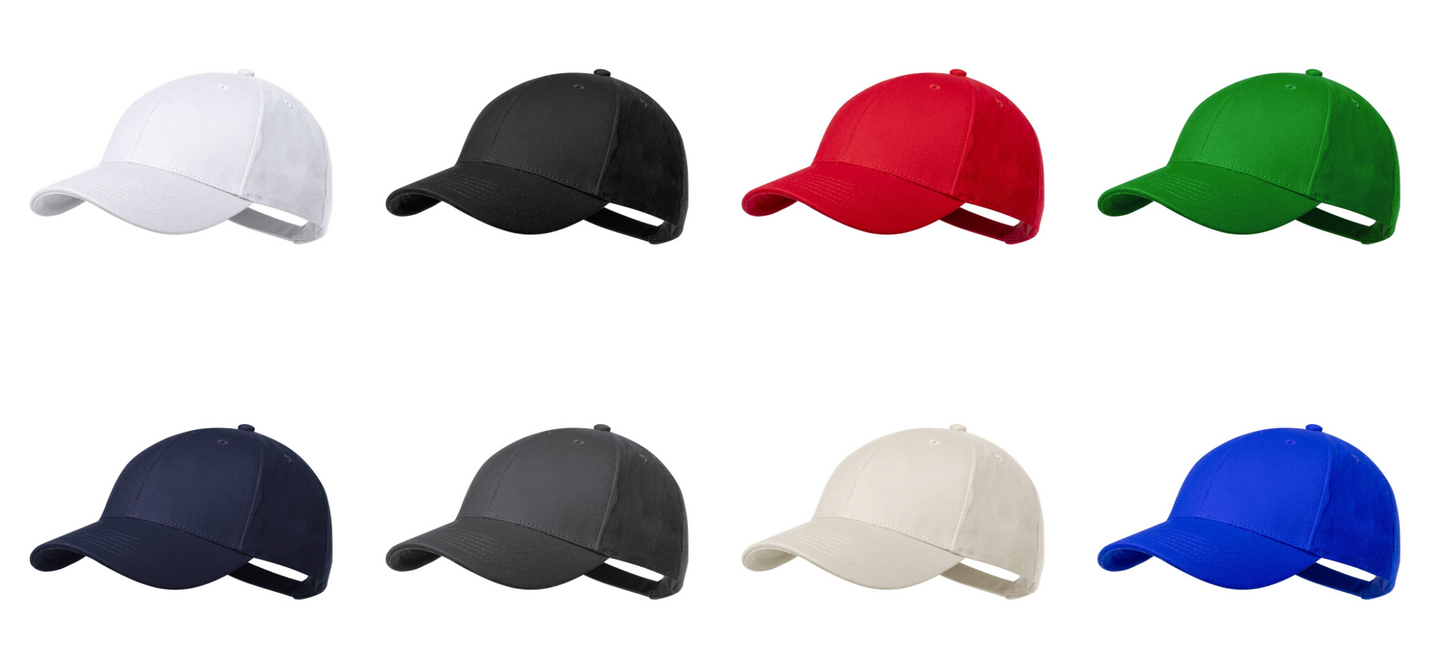 Gorra algodón orgánico cierre hebilla