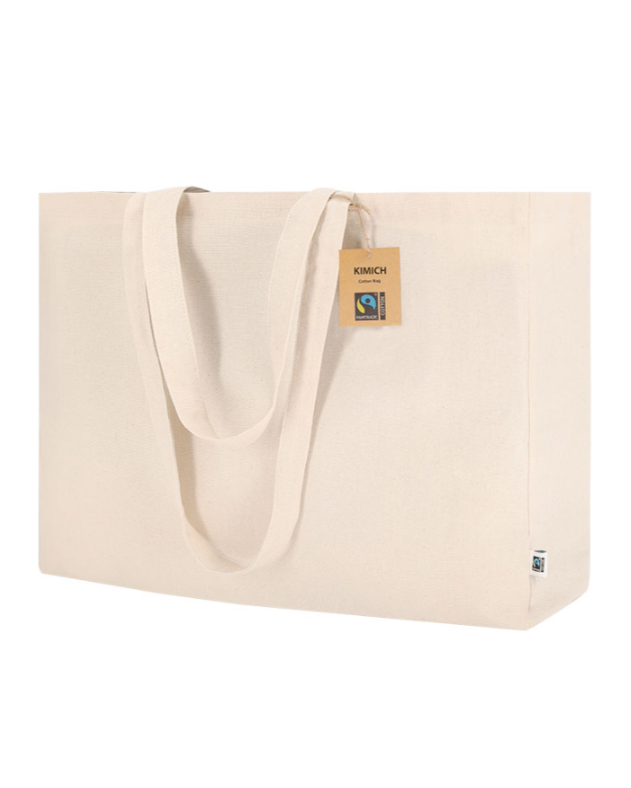 Bolsa de algodón con base