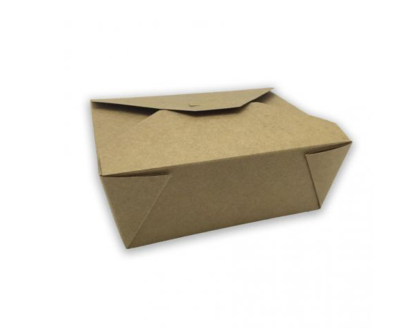 Caja Take Away Kraft 152 x 120 x 63mm (300 uds)
