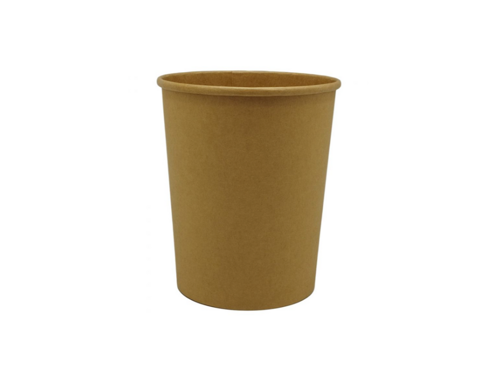 Full Kraft soup containers 960cc Ø115mm (500 units)
