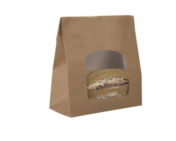 Bolsa interior laminada con ventana 155 x 72 x 220mm (250 uds)