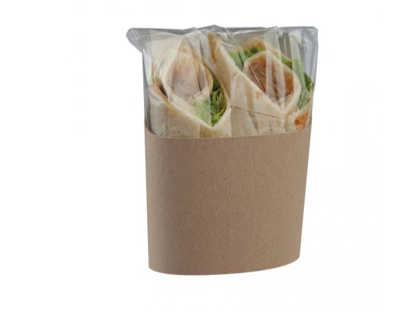 Envase Clasp Clip para bocadillos / burritos 124/210 x 320 mm (50 uds)