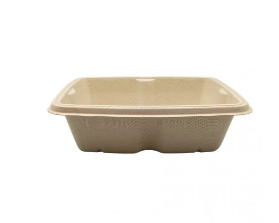 Envase rectangular antifuga de bagazo 750ml (600 uds)