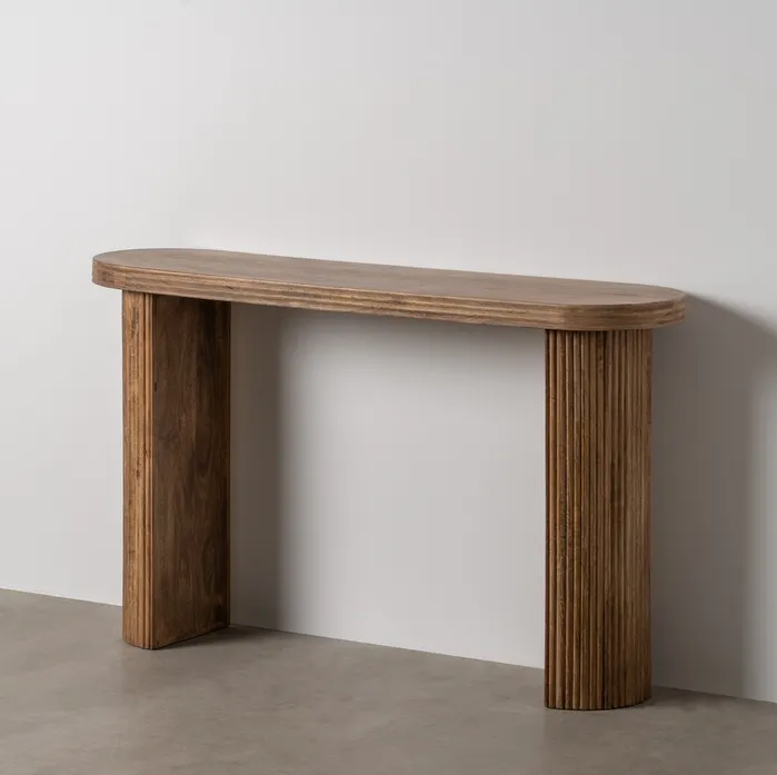 CONSOLE EN BOIS DE MANGUIER MARRON