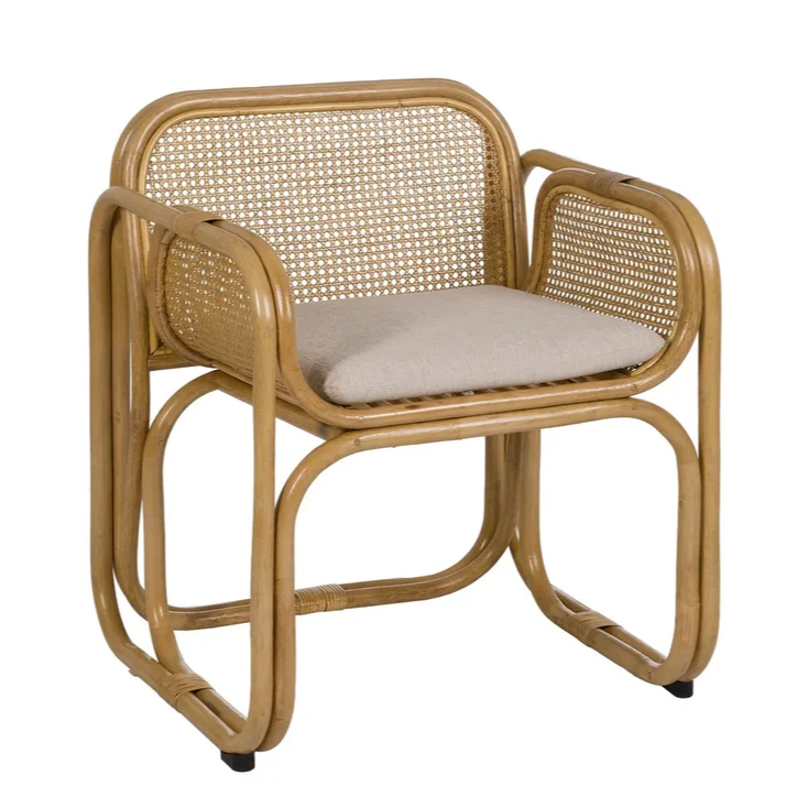 NATURAL RATTAN ARMCHAIR ROOM