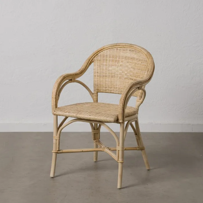 CHAISE EN ROTIN NATUREL SALON