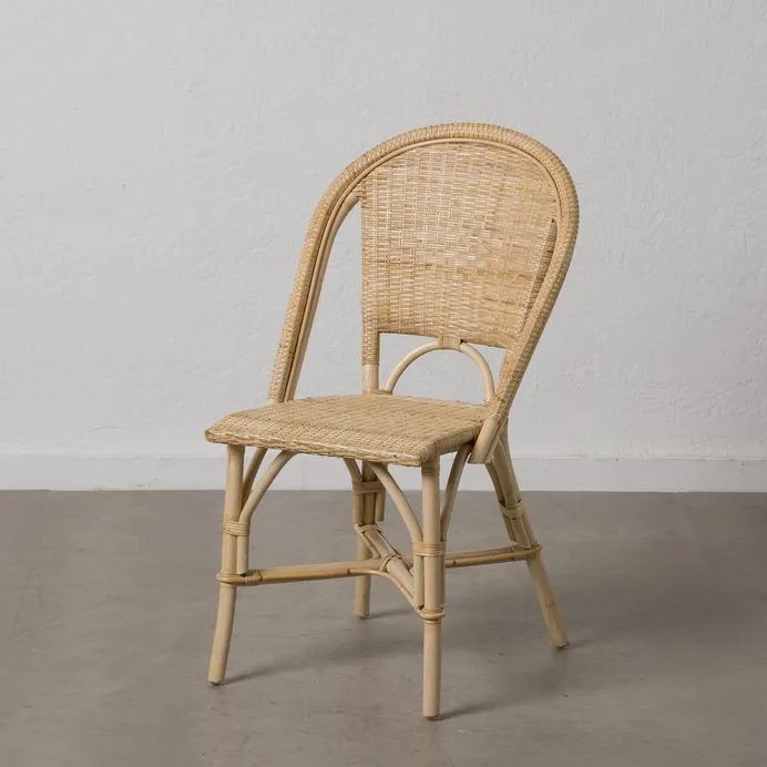 CHAISE EN ROTIN NATUREL SALON