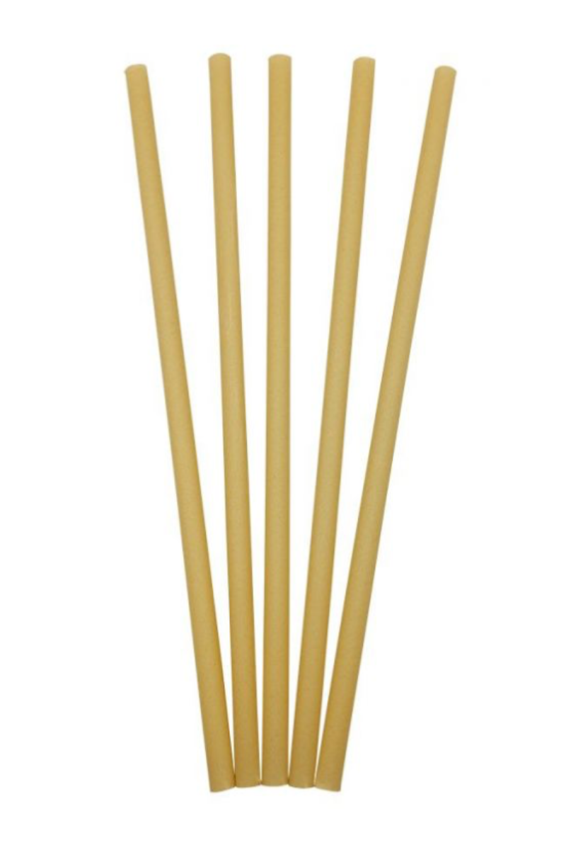 Pailles compostables 8 x 230 mm (3 500 unités)