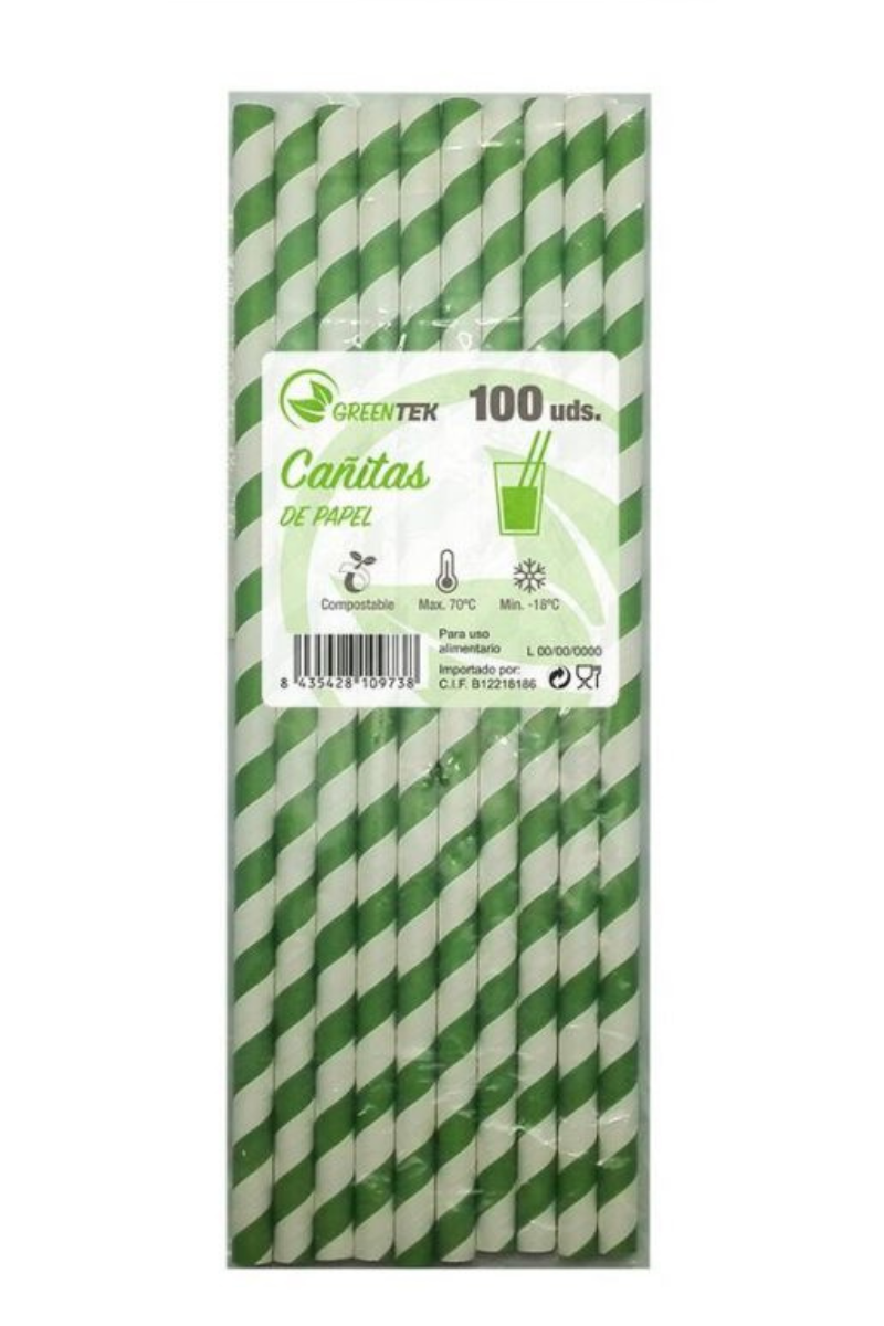 Paper straws 6 x 197mm (3,600 units)