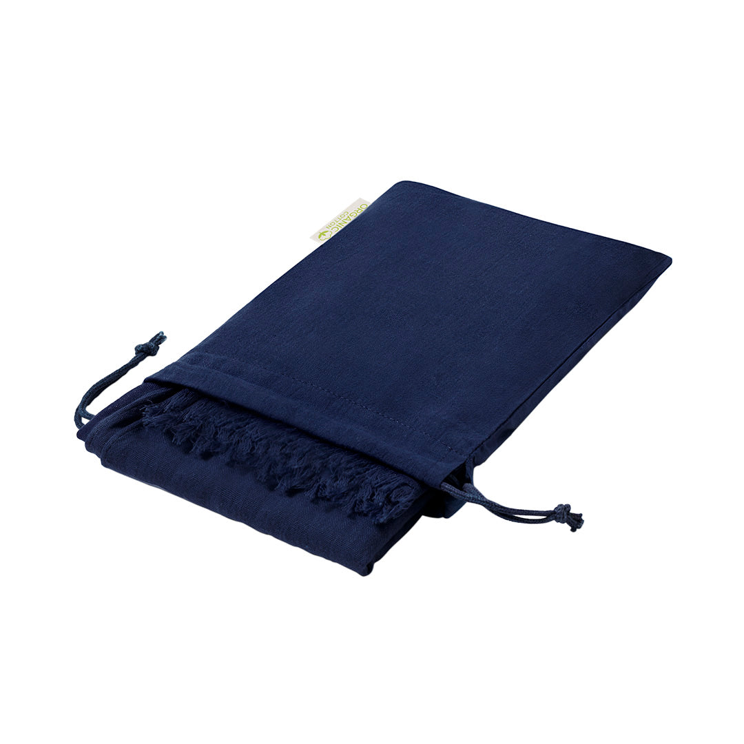Foulard de algodón orgánico con funda
