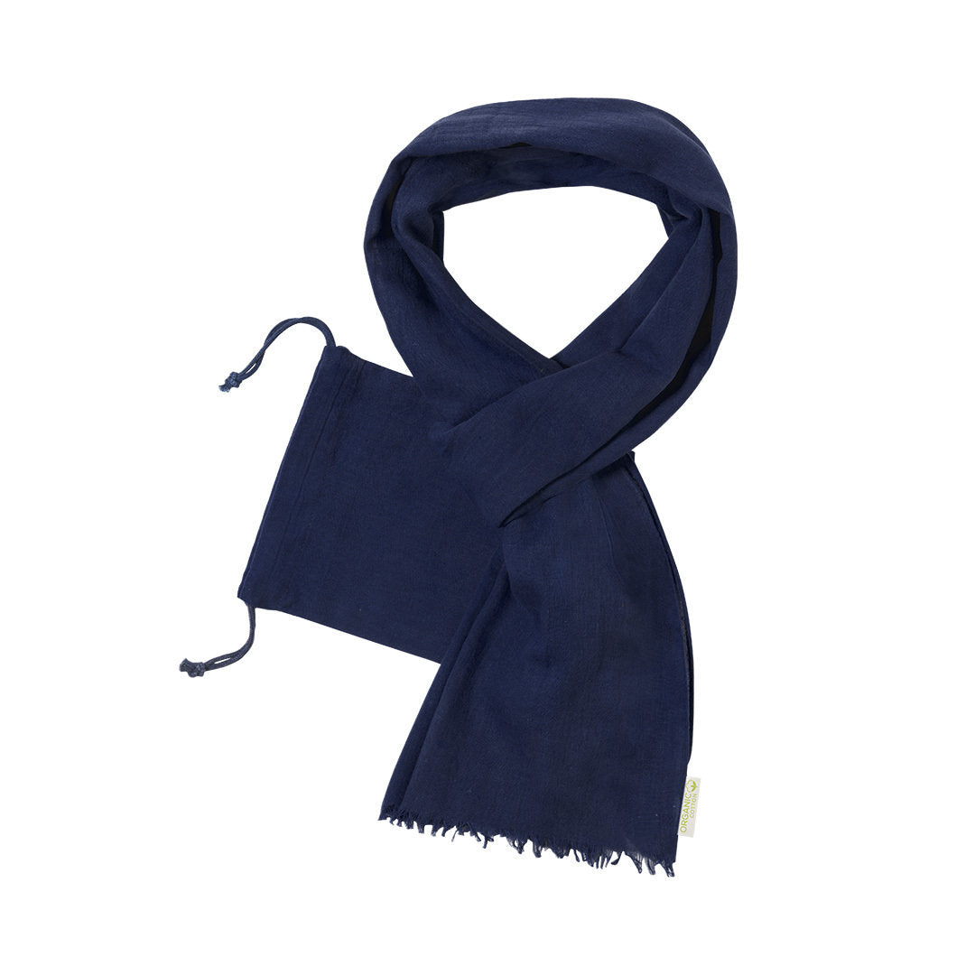Foulard de algodón orgánico con funda