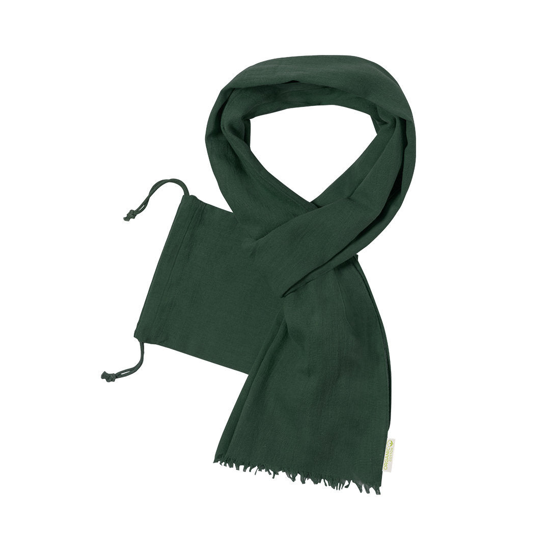 Foulard de algodón orgánico con funda