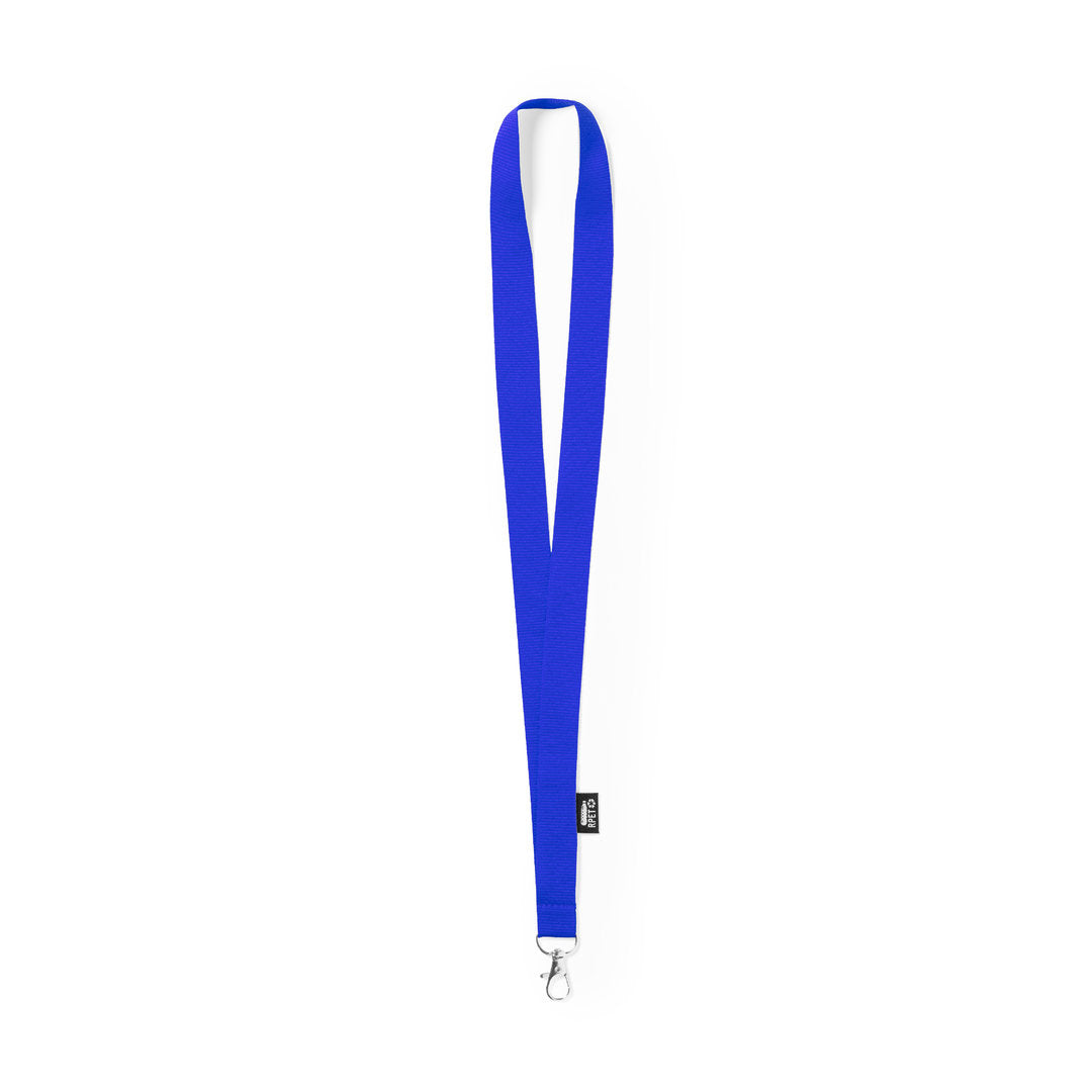 Lanyard RPET azul