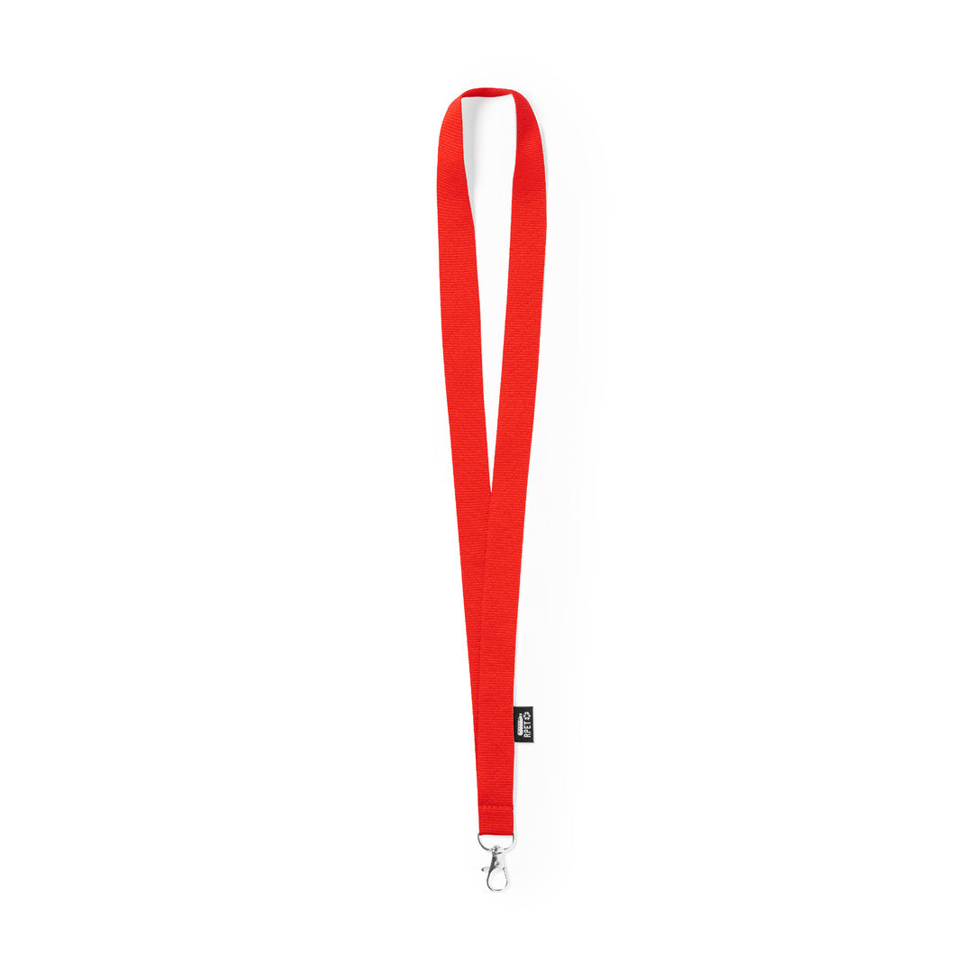 Lanyard RPET rojo
