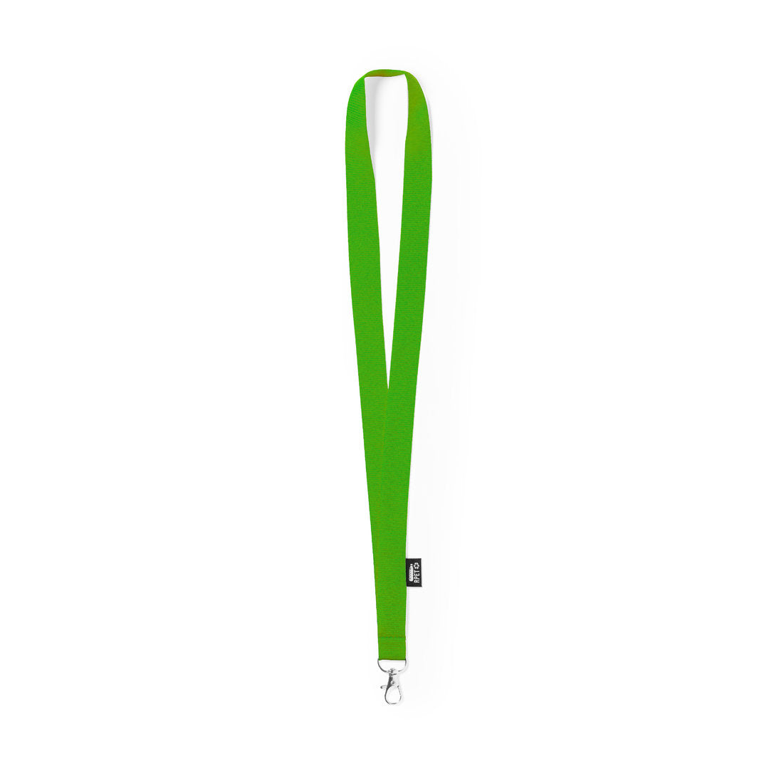 Lanyard RPET verde