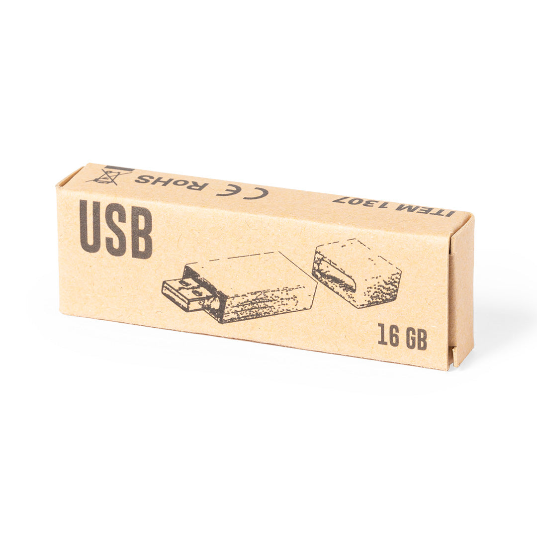 Memoria USB madera